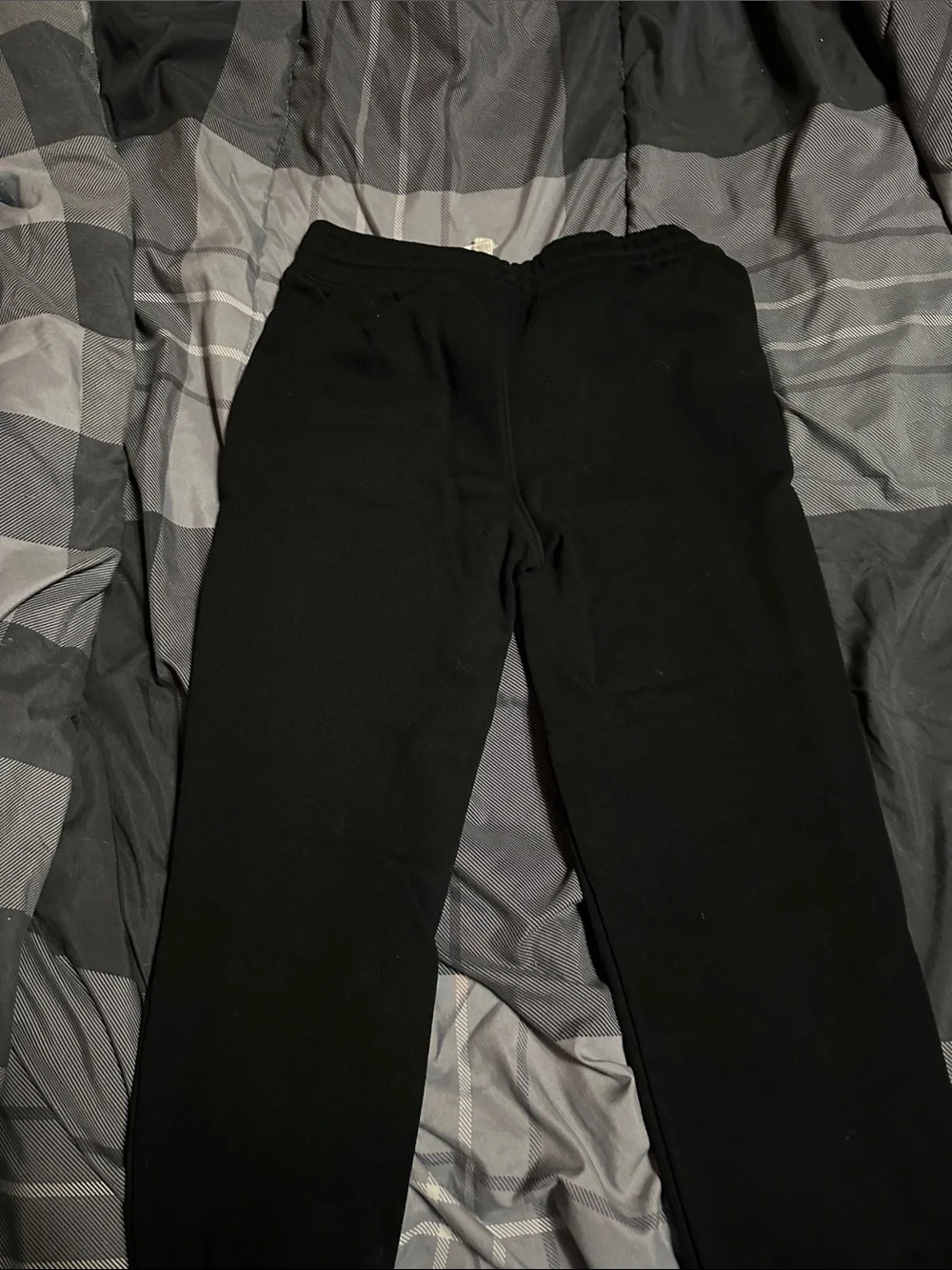 Old Navy Black Kids Jogger Pants with White Logo